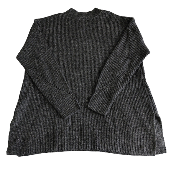 NWT Old Navy XXL Grey Marl Cozy Tunic Pullover Sweater - Picture 2 of 13